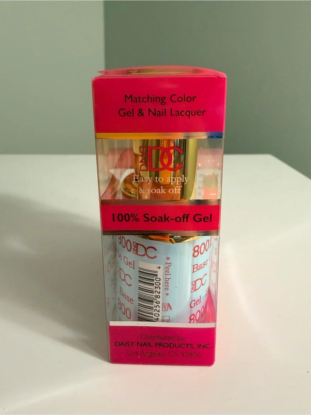 DND DC Soak-Off Gel Nail Duo- Base Gel & Top Gel